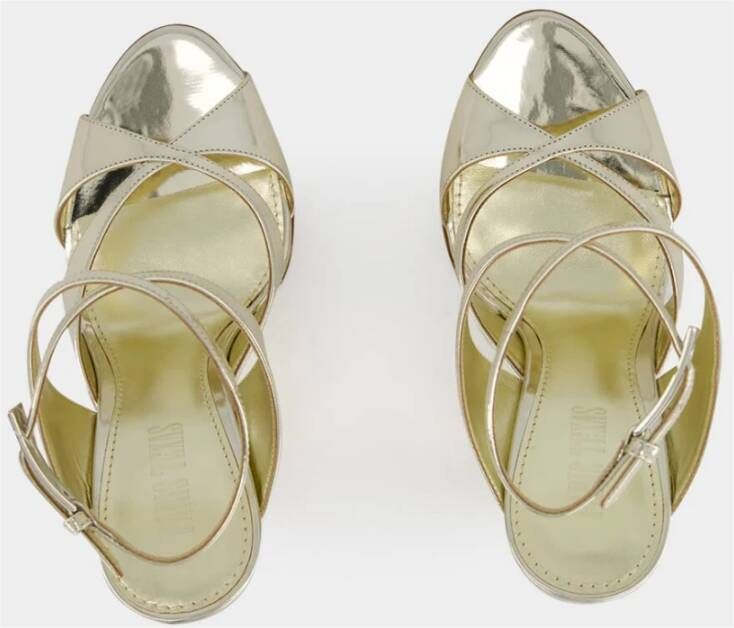 Paris Texas Gouden Spiegel Sleehak Sandalen