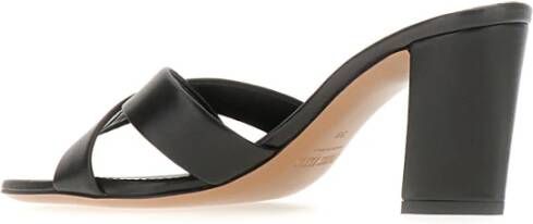 Paris Texas Heeled Mules Black Dames