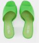 Paris Texas Holly Anja Mules in Green Leather Groen Dames - Thumbnail 4