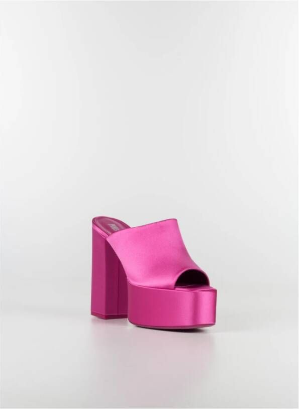 Paris Texas Heeled Mules Roze Dames