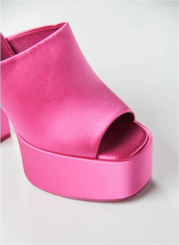 Paris Texas Heeled Mules Roze Dames