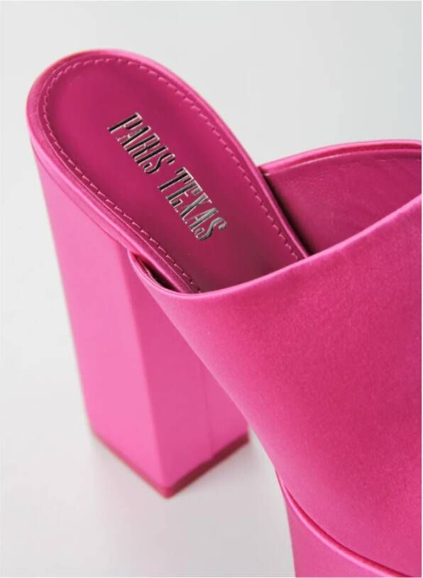 Paris Texas Heeled Mules Roze Dames