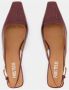 Paris Texas Krokodil-geprint Leren Slingback Burgundy Red Dames - Thumbnail 5