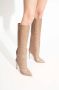 Paris Texas Beige Krokodillenprint Leren Laarzen Beige Dames - Thumbnail 4