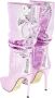 Paris Texas Metallic Python Roze Enkellaarzen Pink Dames - Thumbnail 8