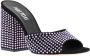 Paris Texas Paarse Strass Suède Sandalen Purple Dames - Thumbnail 2