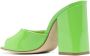 Paris Texas Holly Anja Mules in Green Leather Groen Dames - Thumbnail 3