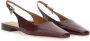 Paris Texas Krokodil-geprint Leren Slingback Burgundy Red Dames - Thumbnail 7