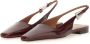 Paris Texas Krokodil-geprint Leren Slingback Burgundy Red Dames - Thumbnail 9