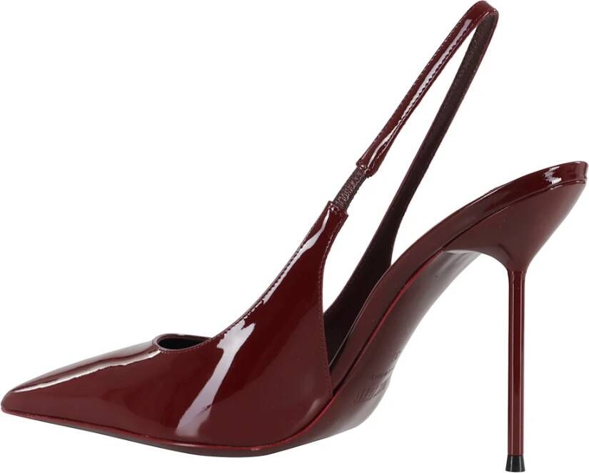 Paris Texas Rode Zwarte Slingback Hakken