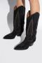 Paris Texas Zwarte Lizard-Print Leren Western Laarzen Black Dames - Thumbnail 2