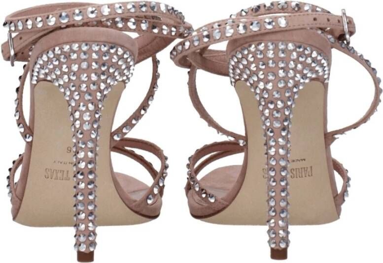 Paris Texas Roze leren Strass Sandaal