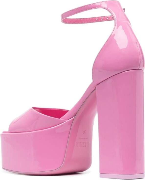 Paris Texas Sandalen met hoge hak en plateauzool