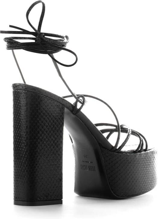 Paris Texas Elegante hoge hak sandalen Zwart Dames