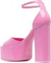 Paris Texas Rose-Flamingo Plateau Sandalen Roze Dames - Thumbnail 2