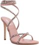 Paris Texas Poederkleurige Criss-Cross Hoge Hak Sandalen - Thumbnail 2