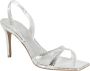 Paris Texas Sandalen Stiletto Slingback in zilver - Thumbnail 3