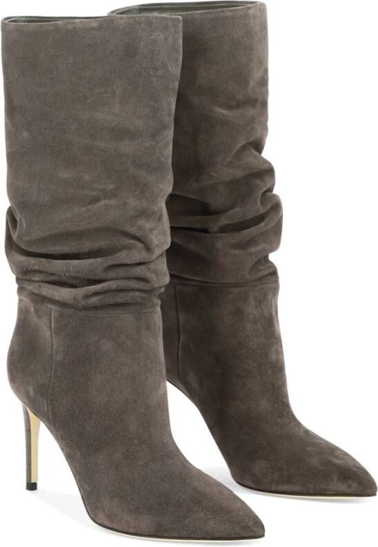Paris Texas Slouchy Enkellaarzen Gray Dames