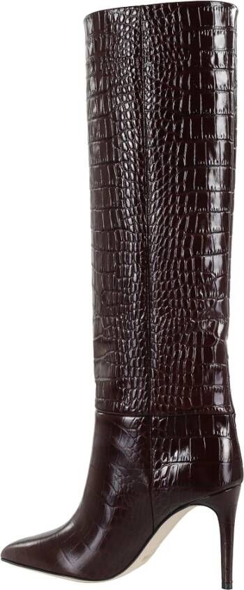 Paris Texas Stiletto Laars met Krokodillenprint