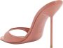 Paris Texas Stiletto Leren Sandalen Gemaakt in Italië Pink Dames - Thumbnail 3