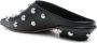 Paris Texas Studded Zwarte Leren Blokhak Schoenen Black Dames - Thumbnail 7