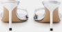 Paris Texas Sandalen Lidia 70 Pumps Leather Silver in zilver - Thumbnail 4