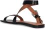 Paris Texas Zwarte Croco Platte Sandalen Vrouwen - Thumbnail 2