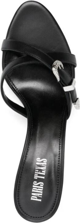 Paris Texas Zwarte hoge hak sandalen voor vrouwen Black Dames