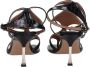 Paris Texas Zwarte Krokodil Mid Hiel Sandalen - Thumbnail 2