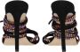 Paris Texas Gespotte Holly Nicole Suède Sandalen Black Dames - Thumbnail 2