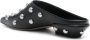 Paris Texas Studded Zwarte Leren Blokhak Schoenen Black Dames - Thumbnail 3