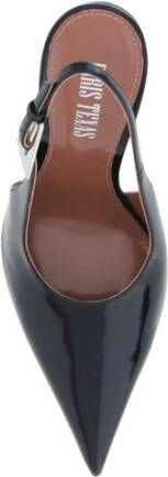 Paris Texas Zwarte Patent Slingback Stiletto Hakken Black Dames