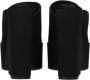 Paris Texas Slippers & Mules Black Mules With Oversized Platform In Silk in zwart - Thumbnail 8