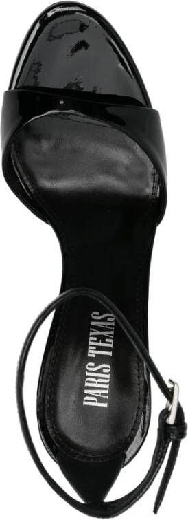 Paris Texas Zwarte Stiletto Hak Enkelband Schoenen