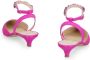 P.a.r.o.s.h. Zijden satijnen puntige neus sandalen Blue Dames - Thumbnail 3