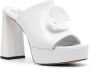 Patou Witte Leren Blokhak Sandalen White Dames - Thumbnail 2