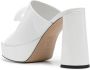 Patou Witte Leren Blokhak Sandalen White Dames - Thumbnail 4