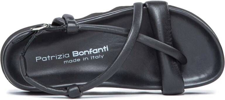 Patrizia Bonfanti Flat Sandals Black Dames