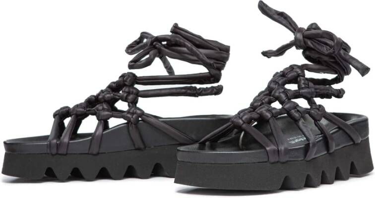 Patrizia Bonfanti Platte sandalen Zwart Dames