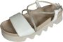 Patrizia Bonfanti Strass Dreamer Damen Plateau Sandalette Wit Multicolor Dames - Thumbnail 2