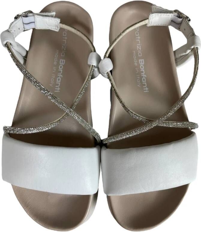 Patrizia Bonfanti Strass Dreamer Damen Plateau Sandalette Wit Multicolor Dames