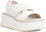 Patrizia Bonfanti Witte Leren Sleehak Sandalen Ss25 - Thumbnail 2