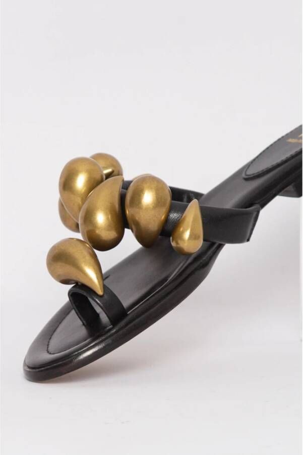 Patrizia Pepe Balloon leren sandalen