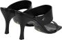 PATRIZIA PEPE Tijdloze Elegante Leren Muiltjes Zwart Dames - Thumbnail 6