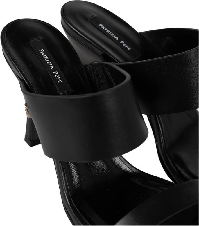 PATRIZIA PEPE Elegante Instap Sandalen Black Dames