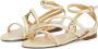 PATRIZIA PEPE Sandals Leren lage sandalen Yellow Dames - Thumbnail 2