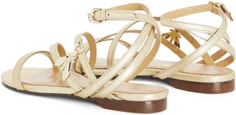 PATRIZIA PEPE Flat Sandals Geel Dames