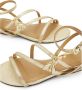 PATRIZIA PEPE Sandals Leren lage sandalen Yellow Dames - Thumbnail 4