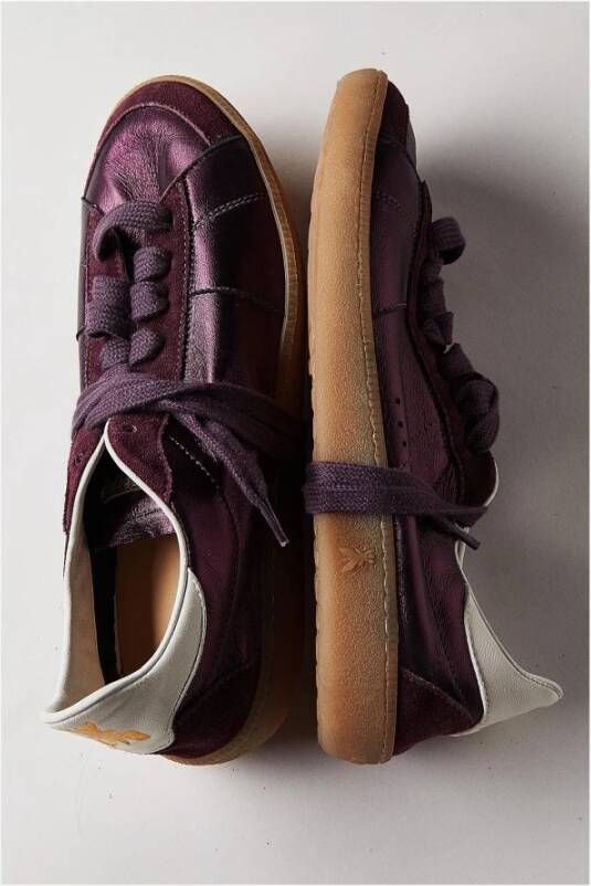 Patrizia Pepe Gelamineerde Nappa Sneakers