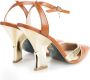 PATRIZIA PEPE Metallic Muse Hoge Hak Sandalen Bruin Dames - Thumbnail 2